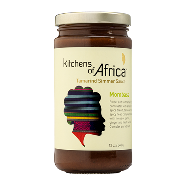 Kitchens of Africa brand jar of Tamarind Simmer Sauce
